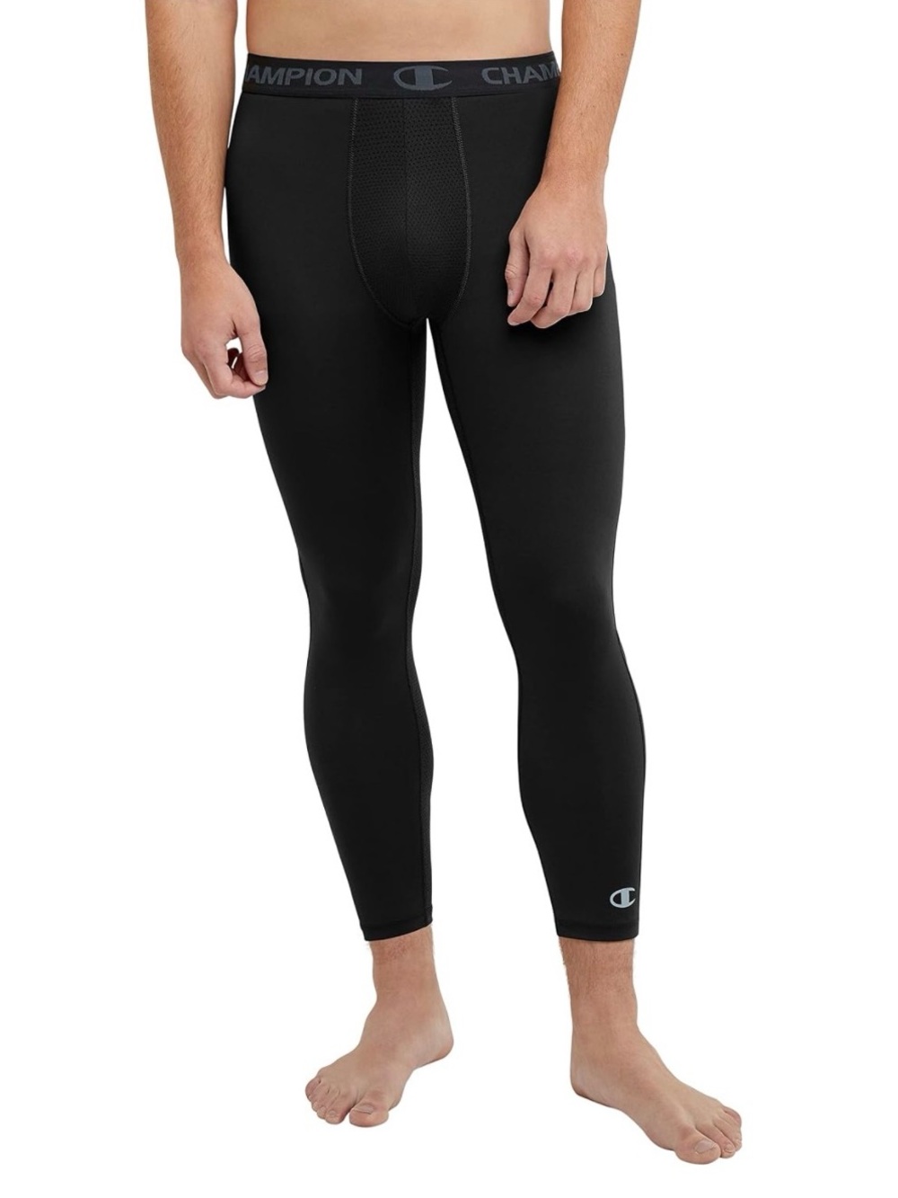 NWT Champion Men's Compression Tights MVP Total Support Pouch 3/4 Compression